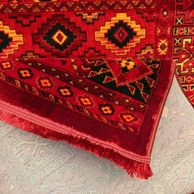 سجاد تركي بخارى سوبر افغاني RFG4507 احمر مقاس 300*400