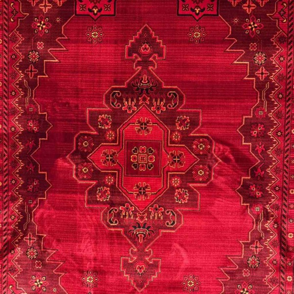 Turkish Bukhari Super Afghani Rug RFG4512 Red Size 250*350