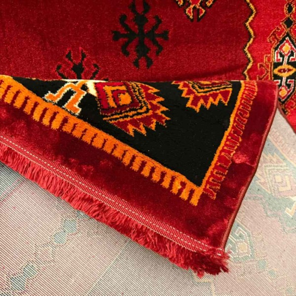 سجاد تركي بخارى سوبر افغاني RFG4520 احمر مقاس 80*150