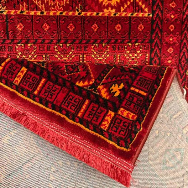 سجاد تركي بخارى سوبر افغاني RFG4539 احمر مقاس 50*80