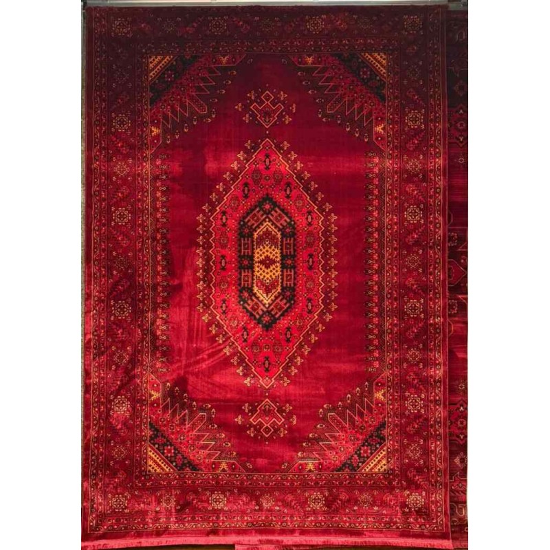 سجاد تركي بخارى سوبر افغاني RFG4541 احمر مقاس 100*300
