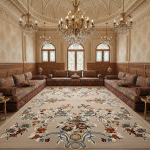 سجاد تركي سوبر الماني F498A بيج مقاس 100*200