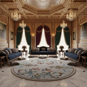 سجاد تركي سوبر الماني F498A بيج دايري مقاس 150*150