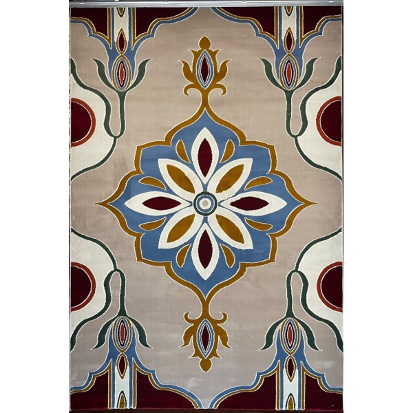 سجاد تركي سوبر ستار F500A بيج مقاس 220*150