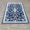 Taj Iranian Turkish Engraving Oriental Rug 36023A Navy 300*400