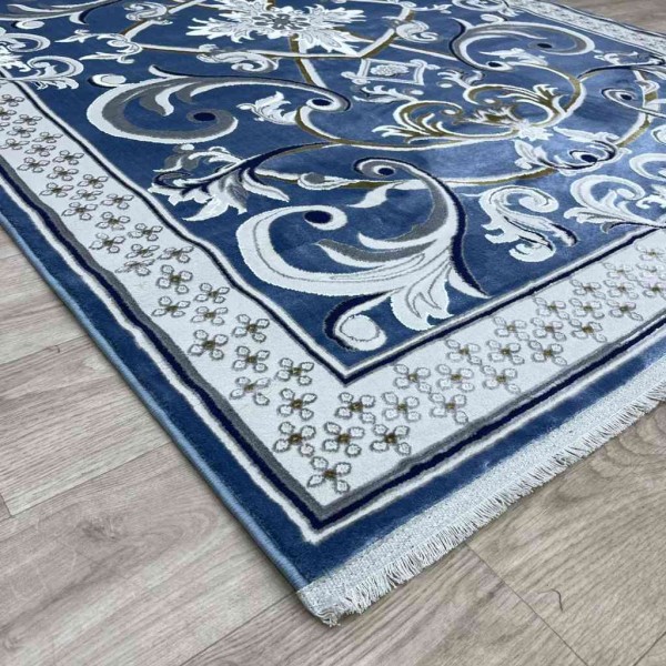 Taj Iranian Turkish Engraving Oriental Rug 36023A Beige Size 400x500