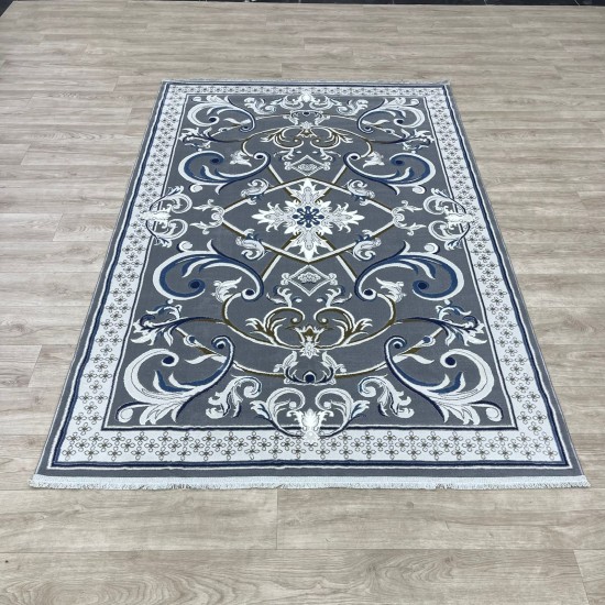 Taj Iranian Turkish Engraving Oriental Rug 36023A Gray 400x600 Taj Iranian Turkish Engraving Oriental Rug 36023A Gray 400x600