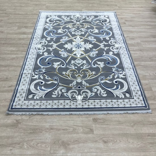 Taj Iranian Turkish Engraving Oriental Rug 36023A Gray 400x600 Taj Iranian Turkish Engraving Oriental Rug 36023A Gray 400x600