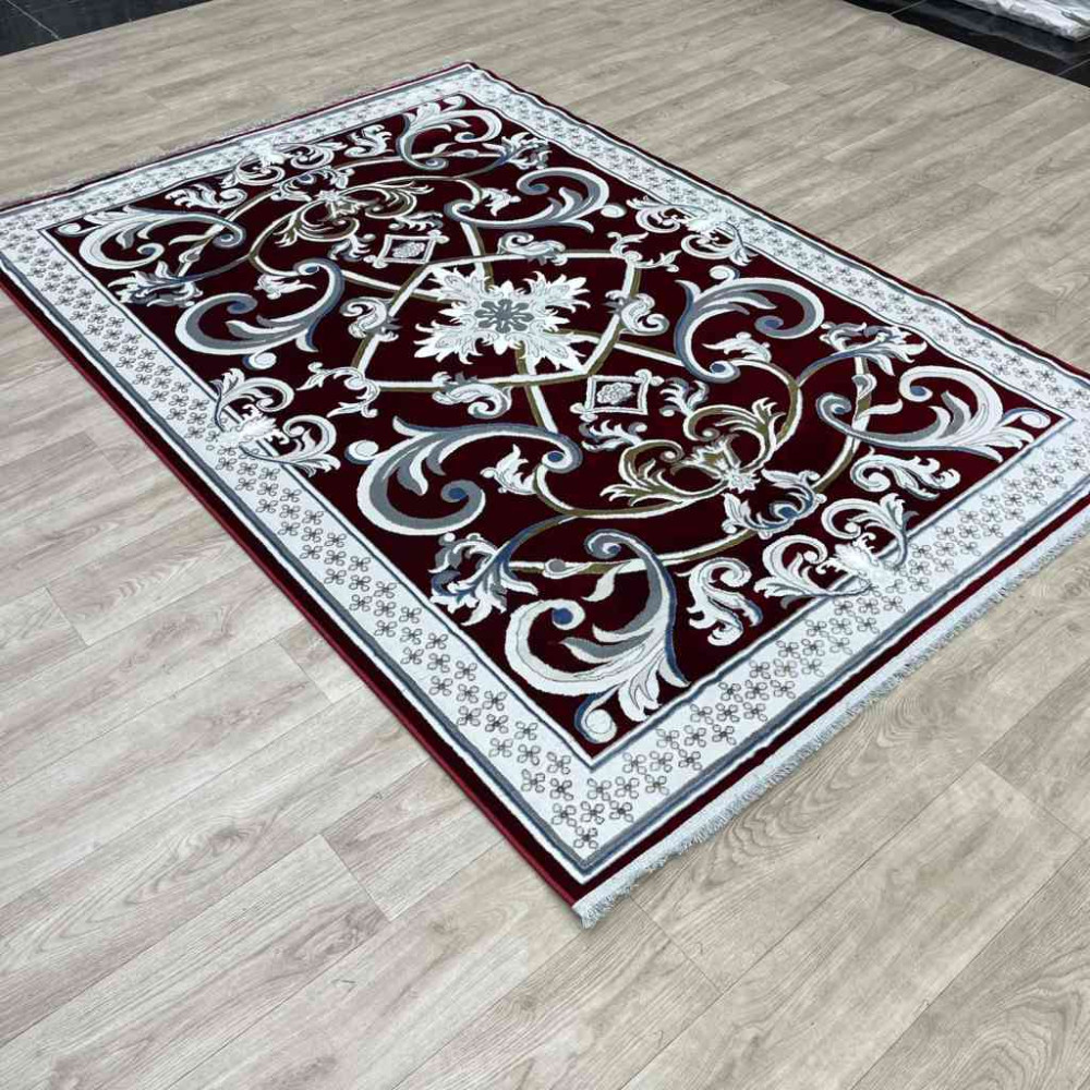 سجاد شرقي تاج نقش ايراني تركي 36023A احمر مقاس 100*200