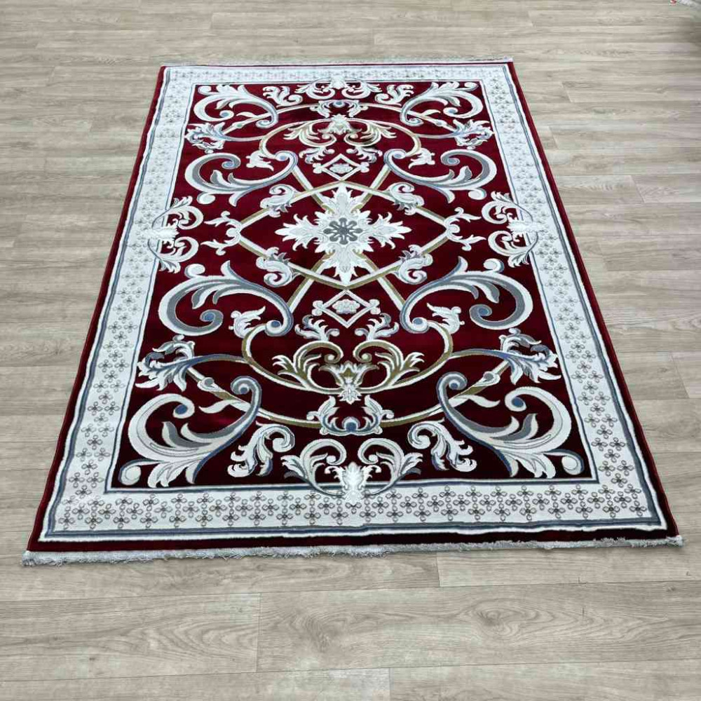 سجاد شرقي تاج نقش ايراني تركي 36023A احمر مقاس 100*200