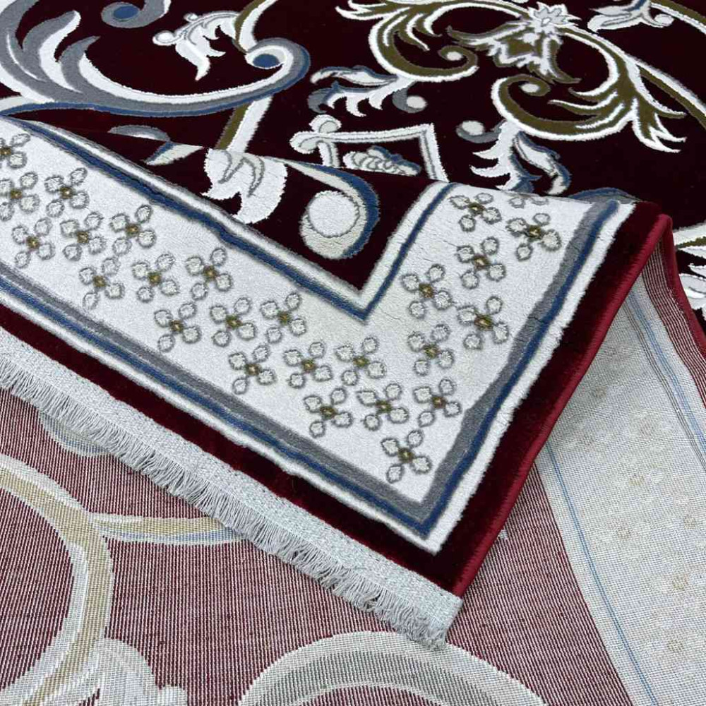 سجاد شرقي تاج نقش ايراني تركي 36023A احمر مقاس 100*200