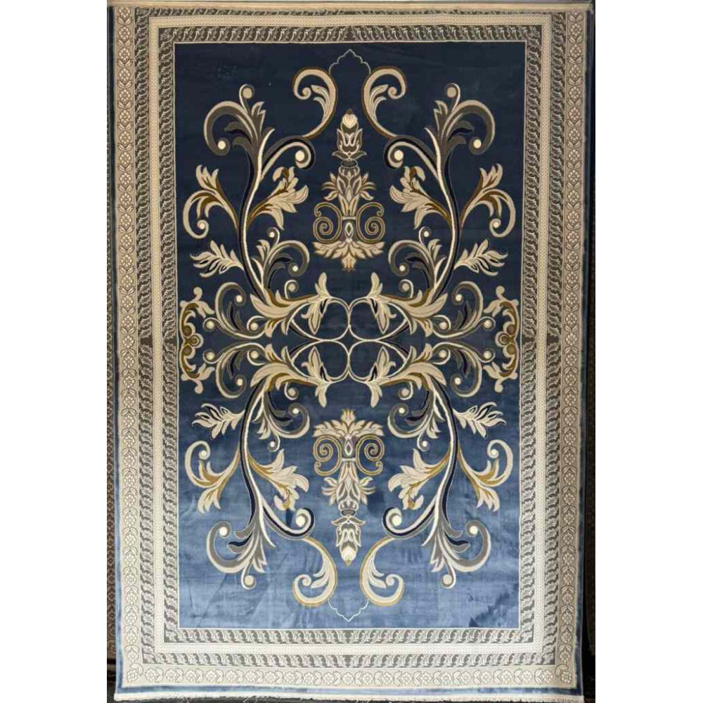 سجاد تركي تاج 8 38318A سماوي مقاس 50*80 سجاد تركي تاج 8 38318A سماوي مقاس 50*80