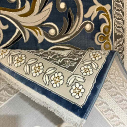 سجاد تركي تاج 8 38318A سماوي مقاس 50*80