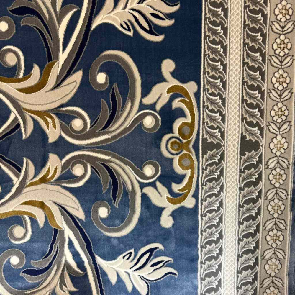 سجاد تركي تاج 8 38318A سماوي مقاس 50*80 سجاد تركي تاج 8 38318A سماوي مقاس 50*80