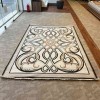 Turkish rug Wardah French pattern AL194A CREAM ANTHRACT size 300*400