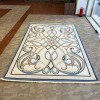 Turkish rug Wardah French pattern AL194A CREAM blue size 250*350