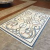 Turkish rug Wardah French pattern AL194A CREAM blue size 250*350