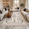 Turkish rug Wardah French pattern AL194A CREAM gray size 80*150