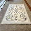 Turkish rug Wardah French pattern AL194A CREAM gray size 80*150