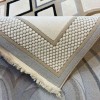 Turkish rug Wardah French pattern AL194A CREAM gray size 80*150