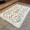 Turkish rug Wardah French pattern AL194A CREAM gray size 80*150