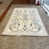 Turkish rug Wardah French pattern AL194A CREAM gray size 80*150