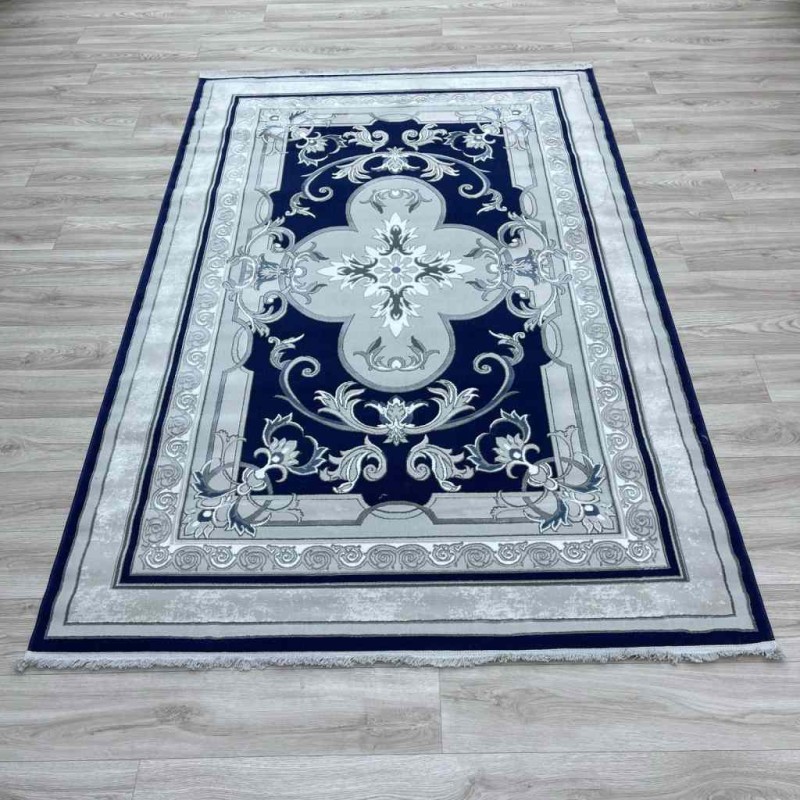 سجاد تركي سيرينتي نشقه ايراني 36235 كحلي مقاس 250*350