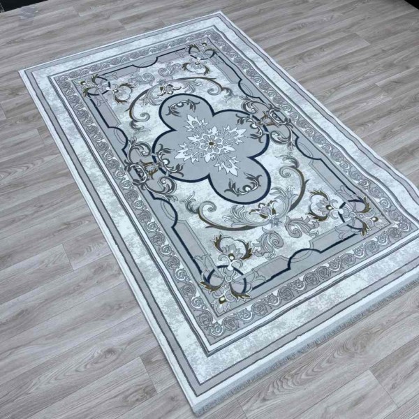 سجاد تركي سيرينتي نشقه ايراني 36235 كريم كريم مقاس 300*400