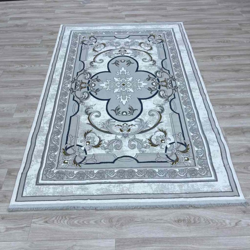 سجاد تركي سيرينتي نشقه ايراني 36235 كريم كريم مقاس 300*400