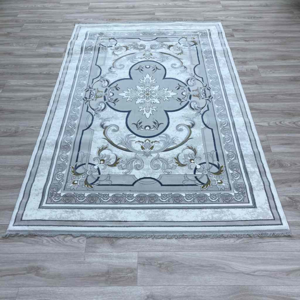 سجاد تركي سيرينتي نشقه ايراني 36235 كريم كريم مقاس  300*500