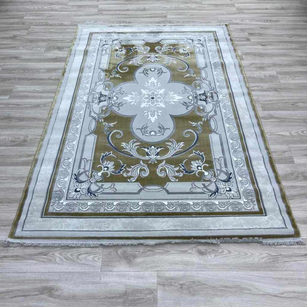 سجاد تركي سيرينتي نشقه ايراني 36235 ذهبي مقاس 400*600