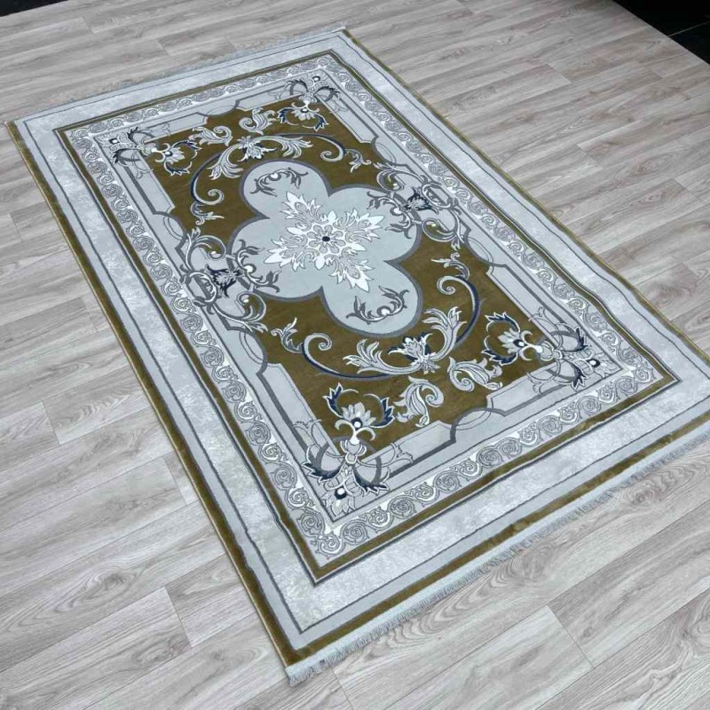 سجاد تركي سيرينتي نشقه ايراني 36235 ذهبي مقاس 400*400