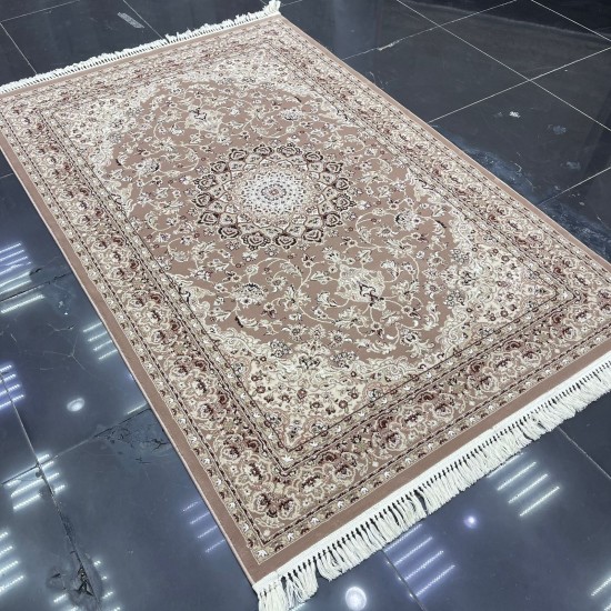 Türkiye Al Baha Classic Thick Soft Carpet 3403D Cappuccino Size 250*350