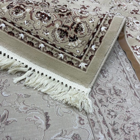 Türkiye Al Baha Classic Thick Soft Carpet 3403D beige Size 200*300