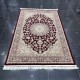 Al Baha Classic Thick Soft Turkish Carpet 3403D Burgundy Red Size 500*800