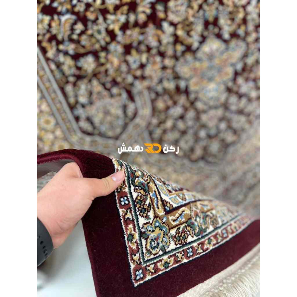 سجاد تركي الفخامة صوف اكرليك خيط مبروم 37878 لون احمر عنابي مقاس 100*200 سجاد تركي الفخامة صوف اكرليك خيط مبروم 37878 لون احمر عنابي مقاس 100*200