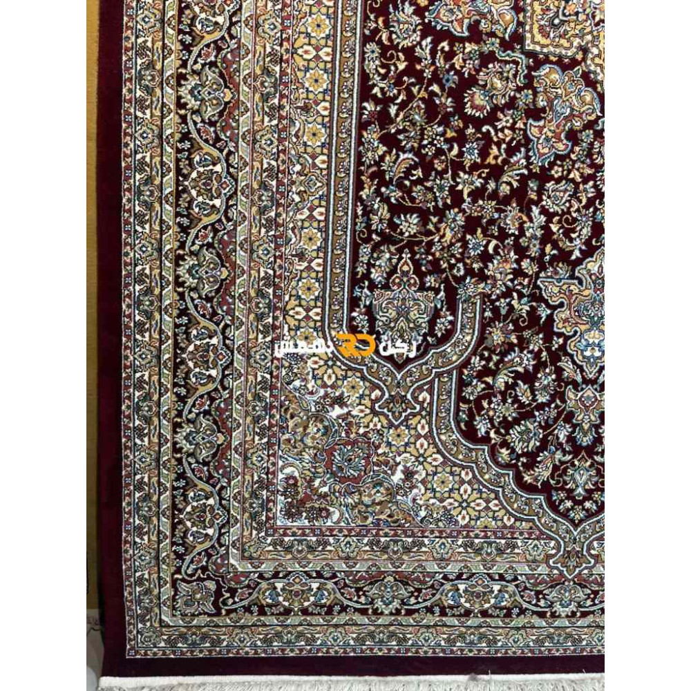 سجاد تركي الفخامة صوف اكرليك خيط مبروم 37878 لون احمر عنابي مقاس 100*200 سجاد تركي الفخامة صوف اكرليك خيط مبروم 37878 لون احمر عنابي مقاس 100*200