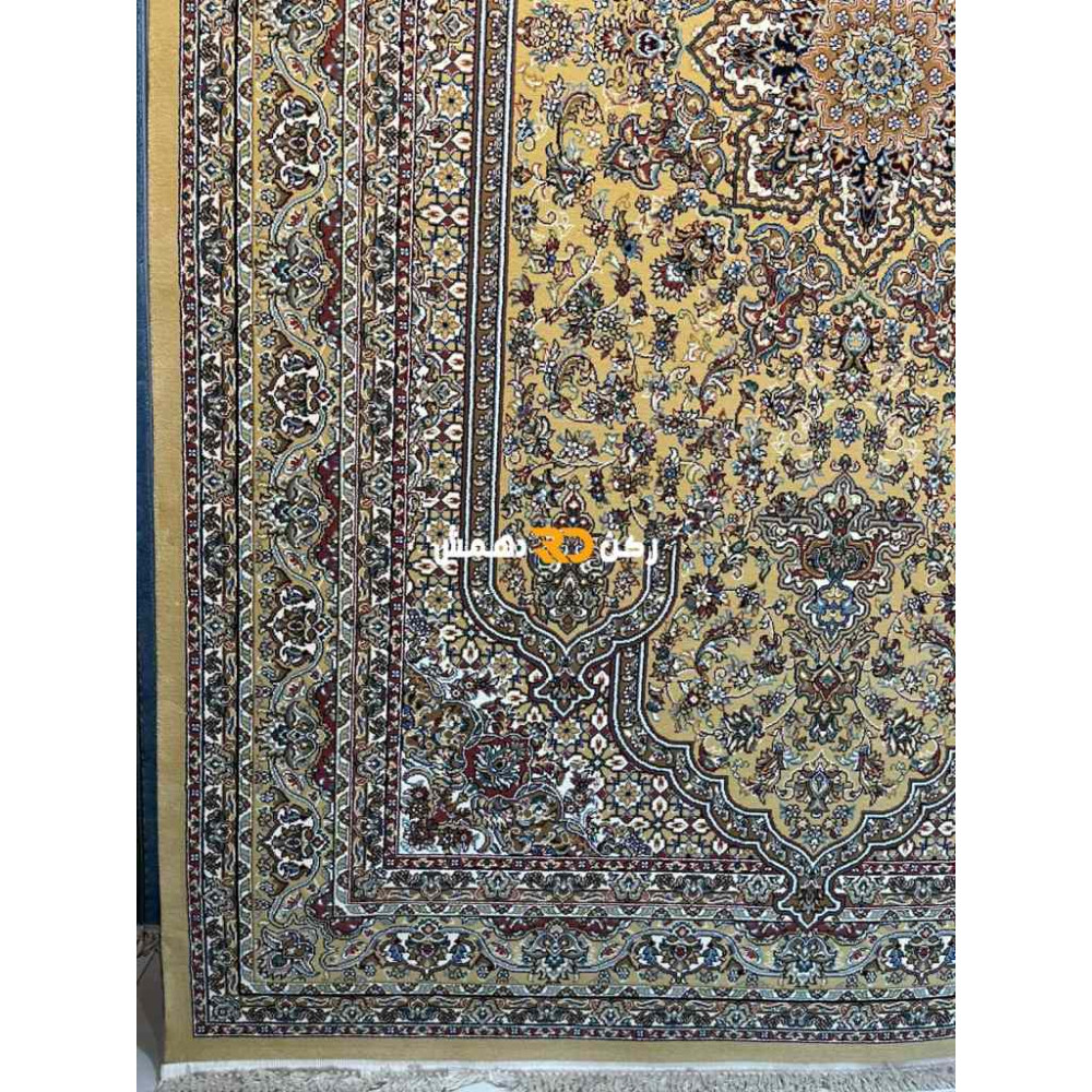 سجاد تركي الفخامة صوف اكرليك خيط مبروم 37878 لون ذهبي مقاس 400*600 سجاد تركي الفخامة صوف اكرليك خيط مبروم 37878 لون ذهبي مقاس 400*600