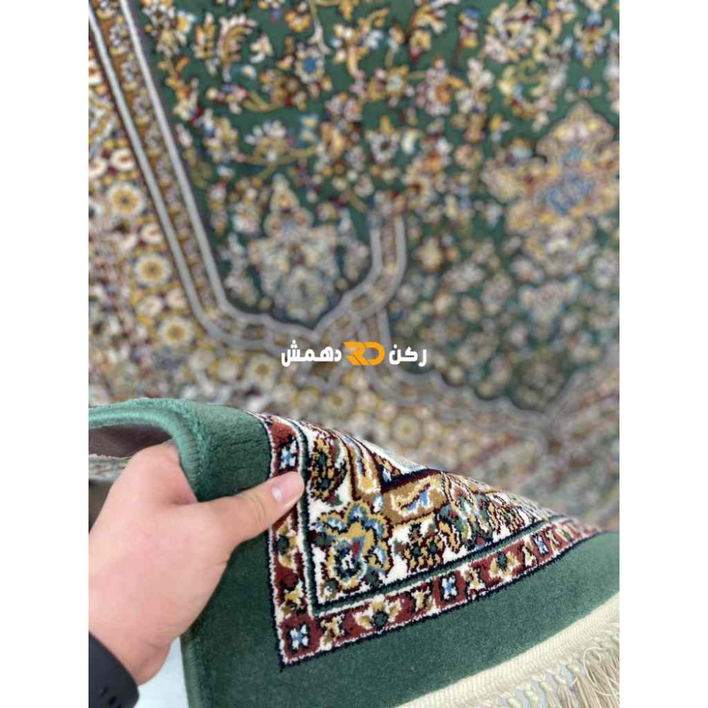 سجاد تركي الفخامة صوف اكرليك خيط مبروم 37878 لون اخضر مقاس 400*600 سجاد تركي الفخامة صوف اكرليك خيط مبروم 37878 لون اخضر مقاس 400*600