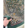 سجاد تركي الفخامة صوف اكرليك خيط مبروم  37878 لون اخضر مقاس 100*300