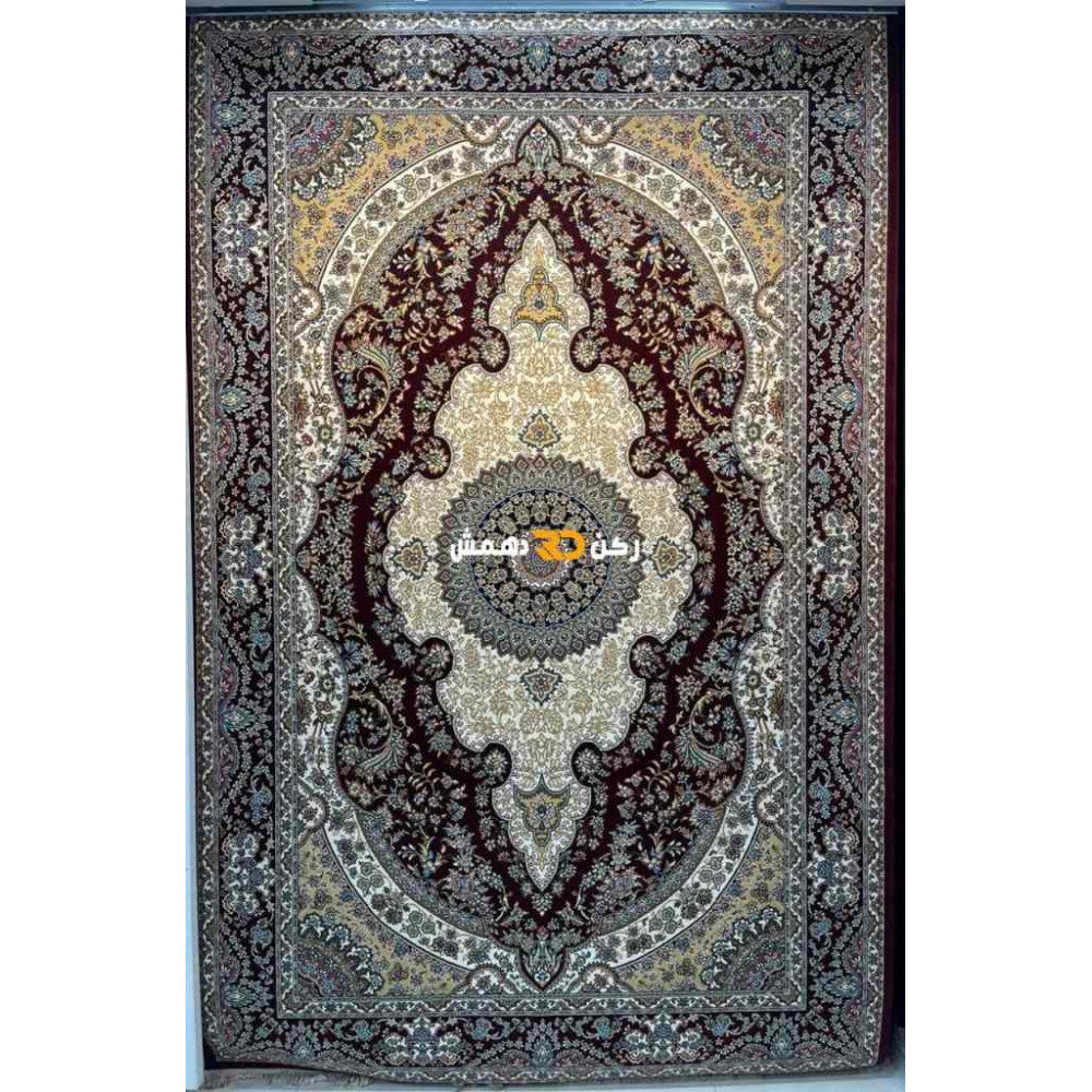 سجاد تركي الفخامة صوف اكرليك خيط مبروم 36963 لون احمر عنابي مقاس 400*600 سجاد تركي الفخامة صوف اكرليك خيط مبروم 36963 لون احمر عنابي مقاس 400*600