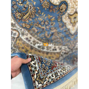 سجاد تركي الفخامة صوف اكرليك خيط مبروم 36963 لون سماوي مقاس 400*600 سجاد تركي الفخامة صوف اكرليك خيط مبروم 36963 لون سماوي مقاس 400*600