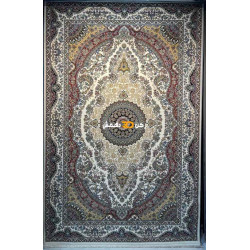 سجاد تركي الفخامة صوف اكرليك خيط مبروم  36963 لون كريم مقاس 100*200