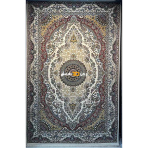 سجاد تركي الفخامة صوف اكرليك خيط مبروم  36963 لون كريم مقاس 100*200