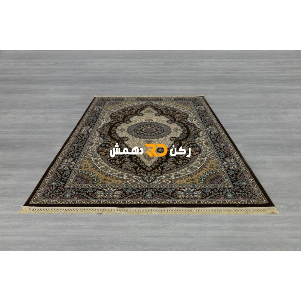 سجاد تركي الفخامة صوف اكرليك خيط مبروم  36963 لون بني مقاس 100*200