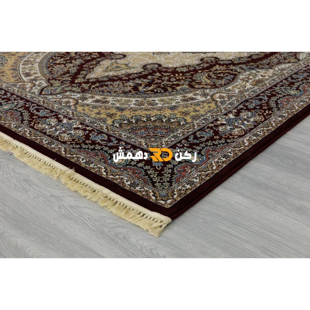 سجاد تركي الفخامة صوف اكرليك خيط مبروم 36963 لون احمر عنابي مقاس 400*600 سجاد تركي الفخامة صوف اكرليك خيط مبروم 36963 لون احمر عنابي مقاس 400*600