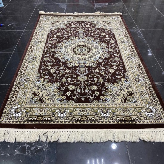 Turkish Al-Farah carpets 20027 dark brown