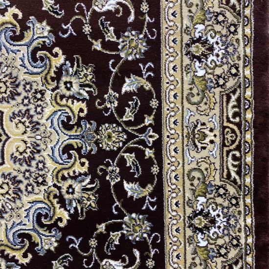 Turkish Al-Farah carpets 20027 dark brown