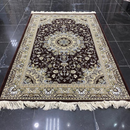 Turkish Al-Farah carpets 20027 dark brown