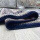 Turkish diamond wool carpet first class classic thick 38684A navy blue size 250*350